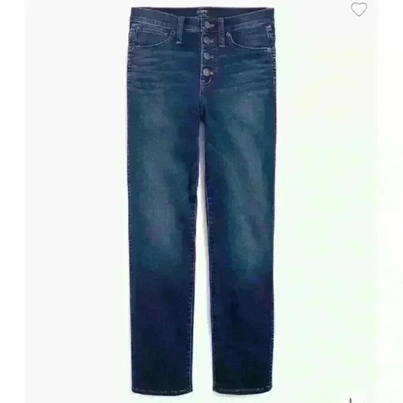 J. Crew Factory Vintage straight jean with button fly in stormy ink Size 28 - Picture 1 of 9